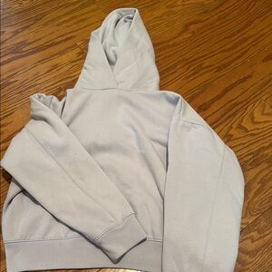 A New Day Light Gray Fleece Hoodie